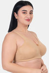 Komli Double Layered Non Wired Full Coverage T-Shirt Bra - Fawn — thumbnail 4
