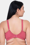Komli Double Layered Non Wired Full Coverage T-Shirt Bra - Plum — thumbnail 2