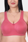 Komli Double Layered Non Wired Full Coverage T-Shirt Bra - Plum — thumbnail 5