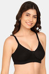 Komli Double Layered Non-Wired Full Coverage Backless Bra - Black — thumbnail 3