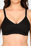 Komli Double Layered Non-Wired Full Coverage Backless Bra - Black — thumbnail 5