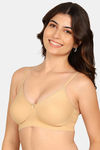 Komli Double Layered Non-Wired Full Coverage Backless Bra - Fawn — thumbnail 2