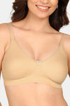 Komli Double Layered Non-Wired Full Coverage Backless Bra - Fawn — thumbnail 5