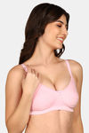 Komli Double Layered Non-Wired Full Coverage Backless Bra - Plum — thumbnail 3