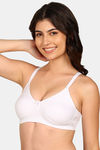 Komli Double Layered Non-Wired Full Coverage Backless Bra - White — thumbnail 2