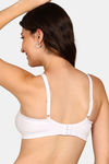 Komli Double Layered Non-Wired Full Coverage Backless Bra - White — thumbnail 4