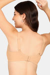 Komli Double Layered Non-Wired Full Coverage Minimiser Bra - Fawn — thumbnail 4