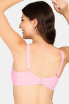 Komli Double Layered Non-Wired Full Coverage Minimiser Bra - Pink — thumbnail 4