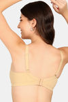Komli Double Layered Non-Wired Full Coverage Minimiser Bra - Skin — thumbnail 4