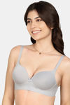 Komli Non-Wired 3/4Th Coverage Push-Up Bra - Grey — thumbnail 2