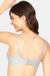 Komli Non-Wired 3/4Th Coverage Push-Up Bra - Grey — thumbnail 4