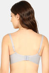 Komli Non-Wired 3/4Th Coverage Push-Up Bra - Grey — thumbnail 4