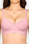 Komli Non-Wired 3/4Th Coverage Push-Up Bra - Plum — thumbnail 5