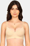 Komli Non-Wired 3/4Th Coverage Push-Up Bra - Skin — thumbnail 1