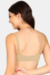 Komli Padded Non-Wired Full Coverage T-Shirt Bra - Fawn — thumbnail 4