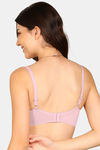 Komli Padded Non-Wired Full Coverage T-Shirt Bra - Plum — thumbnail 4