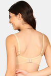 Komli Padded Non-Wired Full Coverage T-Shirt Bra - Skin — thumbnail 4