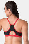 Komli High Impact Padded Sports Bra - Black — thumbnail 2