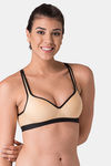 Komli High Impact Padded Sports Bra - Skin — thumbnail 4