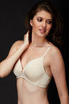Zivame Wear Me Everyday Padded Non Wired 3/4th Coverage T-Shirt Bra-Nude — thumbnail 4