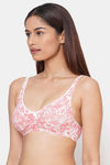 InnerSense Women's Organic Cotton Antimicrobial Seamless Side Support Bra - Pink — thumbnail 3