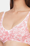 InnerSense Women's Organic Cotton Antimicrobial Seamless Side Support Bra - Pink — thumbnail 5