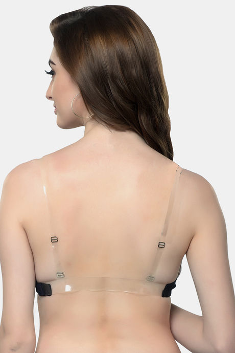 InnerSense Organic & Antimicrobial Double Layered Wirefree Backless Bra - Black — image 3