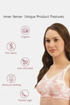InnerSense Organic Cotton Antimicrobial Women's Soft Cup Full Coverage Bra - Pink — thumbnail 6