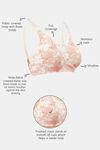 InnerSense Organic Cotton Antimicrobial Women's Soft Cup Full Coverage Bra - Pink — thumbnail 7