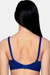 InnerSense Organic & Antimicrobial Double Layered Wirefree Super Support Bra - Royal Blue — thumbnail 3
