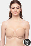InnerSense Organic & Antimicrobial Padded Wired Strapless Bra - Skin — thumbnail 1