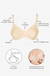 InnerSense Organic & Antimicrobial Double Layered Wirefree Nursing Bra - Skin — thumbnail 4