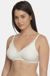 InnerSense Organic & Antimicrobial Double Layered Wirefree Nursing Bra - White — thumbnail 2