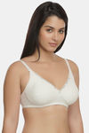 InnerSense Organic & Antimicrobial Double Layered Wirefree Nursing Bra - White — thumbnail 3