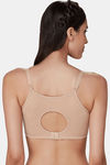 InnerSense Organic & Antimicrobial Double Layered Wirefree Nursing Bra - Skin — thumbnail 4