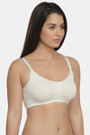 InnerSense Organic & Antimicrobial Double Layered Wirefree Nursing Bra - White — thumbnail 3