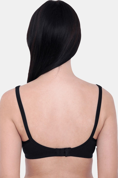 InnerSense Organic & Antimicrobial Double Layered Wirefree Nursing Bra - Black — image 4