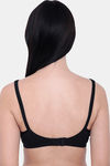 InnerSense Organic & Antimicrobial Double Layered Wirefree Nursing Bra - Black — thumbnail 4