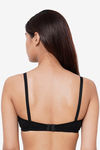 InnerSense Organic & Antimicrobial Padded Wirefree Nursing Bra - Black — thumbnail 2