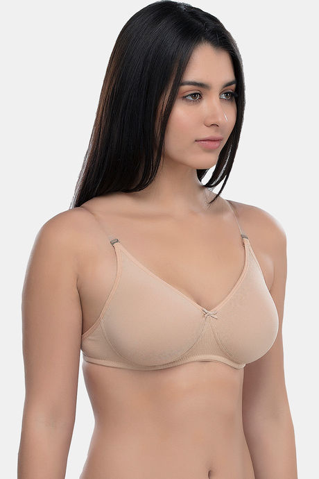 InnerSense Organic & Antimicrobial Double Layered Wirefree Backless Bra - Skin — image 3