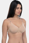 InnerSense Organic & Antimicrobial Double Layered Wirefree Backless Bra - Skin — thumbnail 3