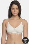 InnerSense Organic & Antimicrobial Double Layered Wirefree Backless Bra - White — thumbnail 1