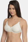 InnerSense Organic & Antimicrobial Double Layered Wirefree Backless Bra - White — thumbnail 2