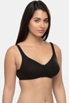 InnerSense Organic Double Layered Wirefree Super Support Bra - Black — thumbnail 2