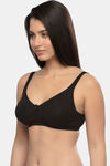 InnerSense Organic Double Layered Wirefree Super Support Bra - Black — thumbnail 3