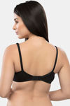 InnerSense Organic Double Layered Wirefree Super Support Bra - Black — thumbnail 4