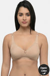 InnerSense Organic Double Layered Wirefree Super Support Bra - Skin — thumbnail 1
