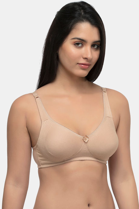 InnerSense Organic Double Layered Wirefree Super Support Bra - Skin — image 2