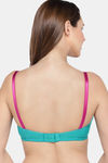InnerSense Organic Anti Microbial Laced Soft Nursing Bra (Pack Of 2) - Green — thumbnail 4