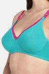 InnerSense Organic Anti Microbial Laced Soft Nursing Bra (Pack Of 3) - Multicolor — thumbnail 5